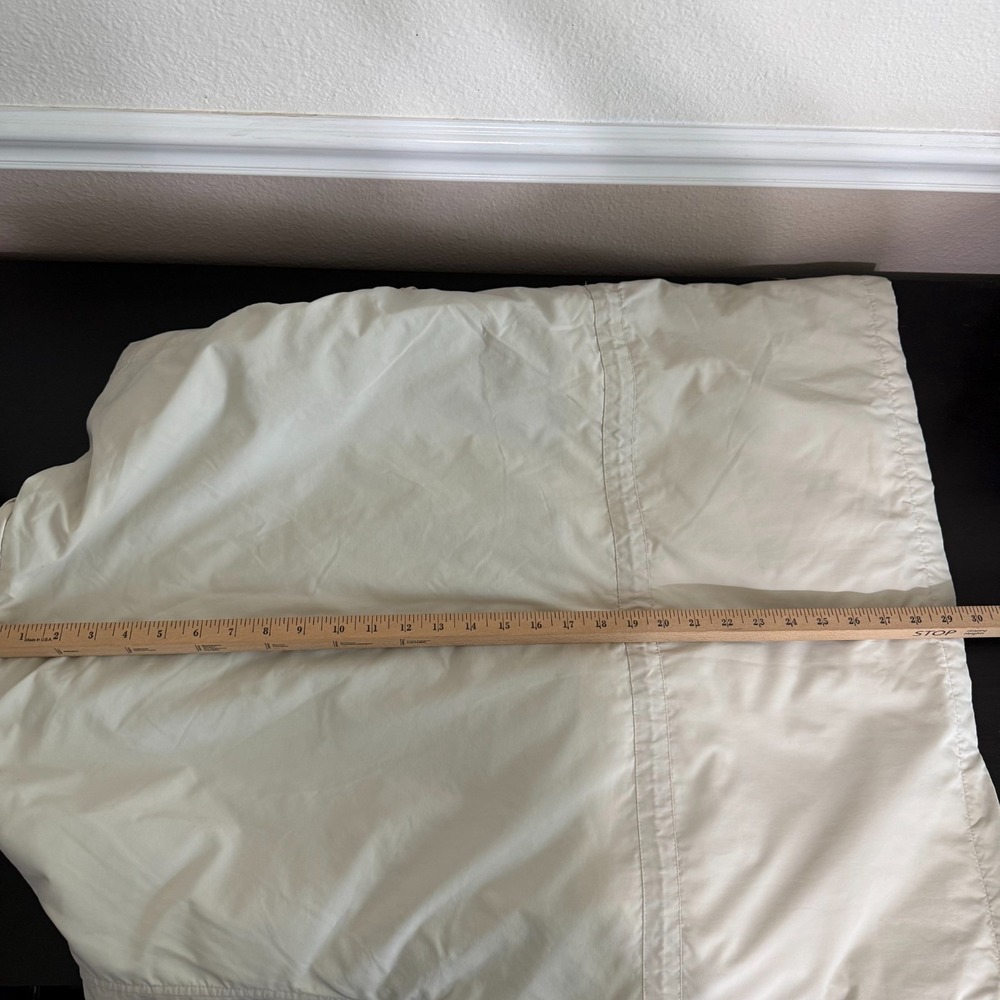 Vintage Eddie Bauer Parka Jacket Women's Size PXL Ivory Detachable Hood Full Zip - Picture 13 of 14